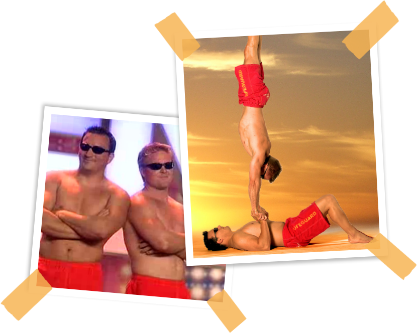 Andrew Scordilis zusammen mit Craig van Deventer